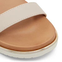 Rainia Bone Women's Flat Sandals
