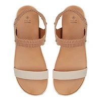 Rainia Bone Women's Flat Sandals