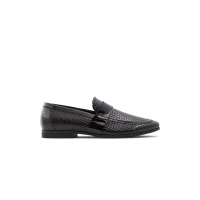 Raymond Black Synthetic Patent Men's Loafers | Call It Spring Canada