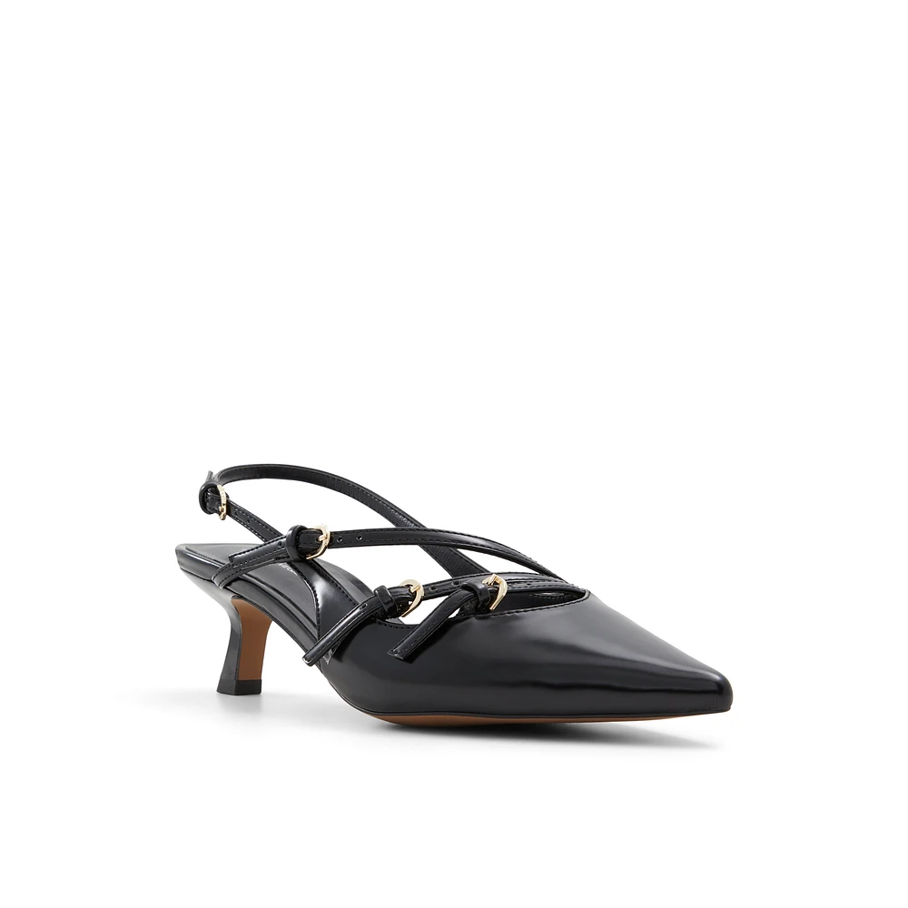 Reginna Noir Femmes Talons chatons | Boutique Spring Canada
