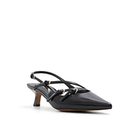 Reginna Noir Femmes Talons chatons | Boutique Spring Canada