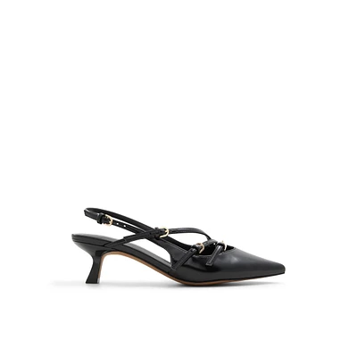 Reginna Noir Femmes Talons chatons | Boutique Spring Canada