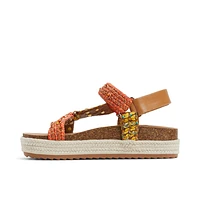 Riia Other Orange Women's Festival Shoes Bags