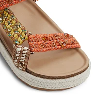 Riia Other Orange Women's Festival Shoes Bags