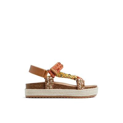 Riia Other Orange Women's Festival Shoes Bags