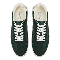 Romarrio Dark Green Men's Retro Sneakers