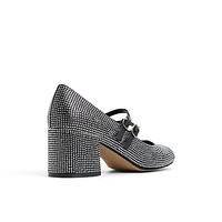 Ruubyy Open Black Women's  Mary Janes