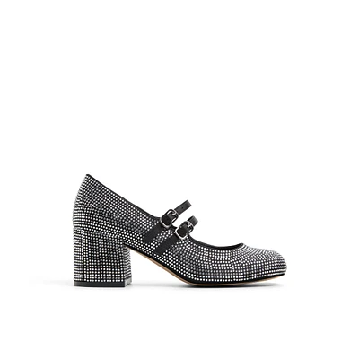 Ruubyy Open Black Women's  Mary Janes