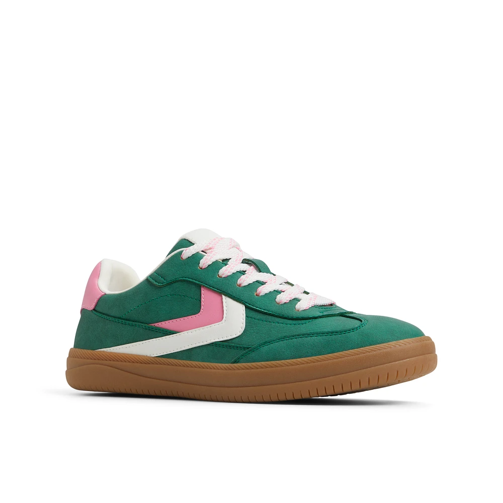 Salome Medium Green Women's Retro Sneakers