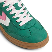 Salome Medium Green Women's Retro Sneakers