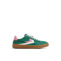 Salome Medium Green Women's Retro Sneakers