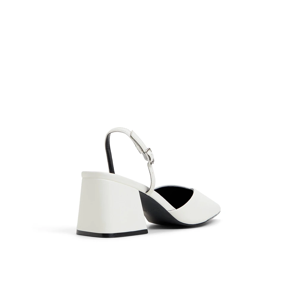 Samiraa Blanc Femmes Talons blocs | Boutique Spring Canada