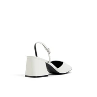 Samiraa Blanc Femmes Talons blocs | Boutique Spring Canada