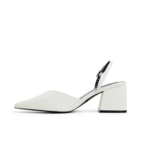 Samiraa White Women's Block Heels