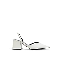 Samiraa Blanc Femmes Talons blocs | Boutique Spring Canada