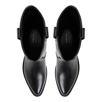 Sareena Black Women's Mid-calf Boots