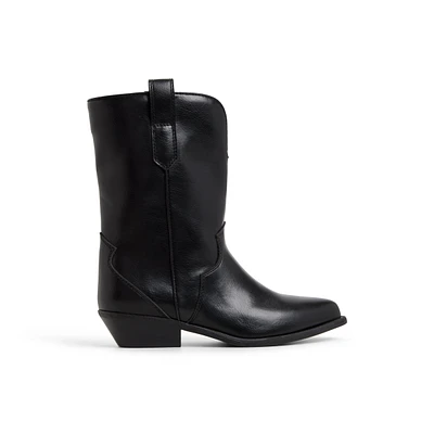 Sareena Noir Femmes Bottes mi-mollets | Boutique Spring Canada