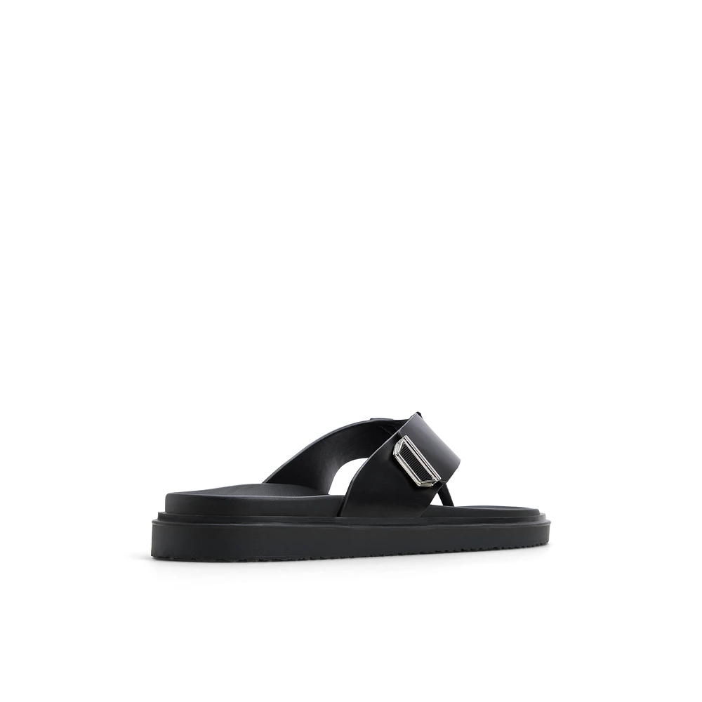 Sebastiano Autre Noir Hommes Sandales | Boutique Spring Canada