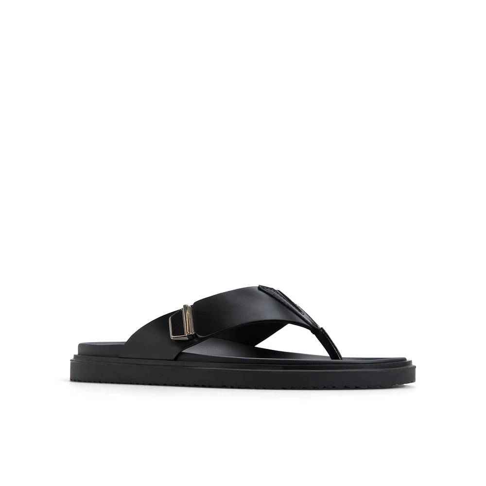 Sebastiano Autre Noir Hommes Sandales | Boutique Spring Canada
