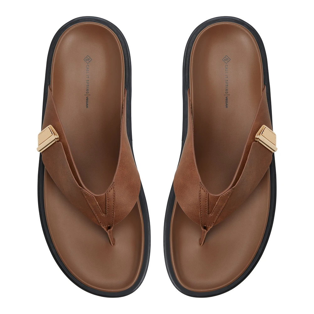 Sebastiano Cognac Hommes Sandales | Boutique Spring Canada