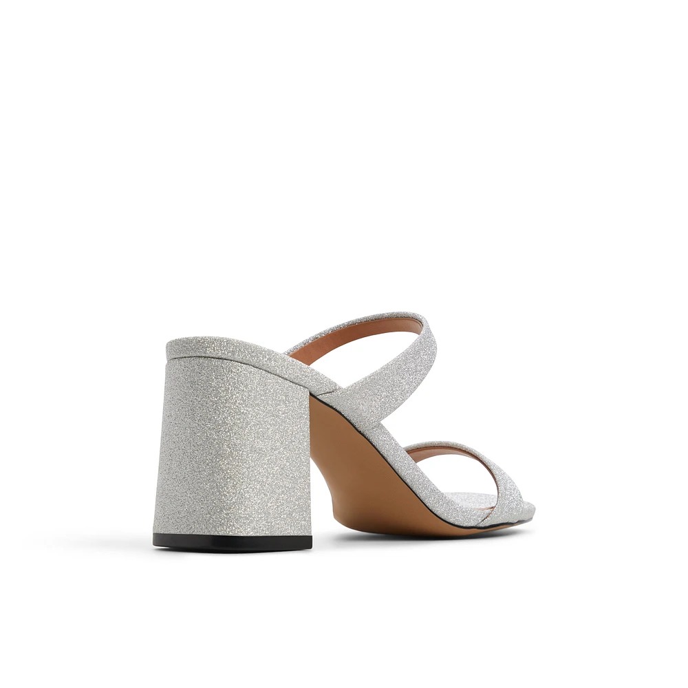 Shaiaa Argent Femmes Sandales mules | Boutique Spring Canada