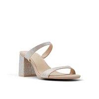 Shaiaa Block Heeled Mule Sandals