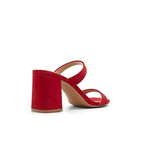 Shaiaa Rouge Moyen Femmes Sandales mules | Boutique Spring Canada