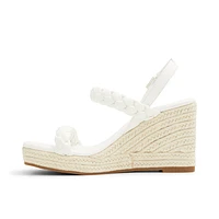 Siennah Blanc Femmes Talons compensés | Boutique Spring Canada