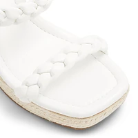 Siennah Blanc Femmes Talons compensés | Boutique Spring Canada