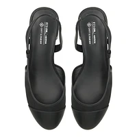 Sofiia Open Black Women's Low-mid Heels