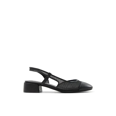 Sofiia Open Black Women's Low-mid Heels