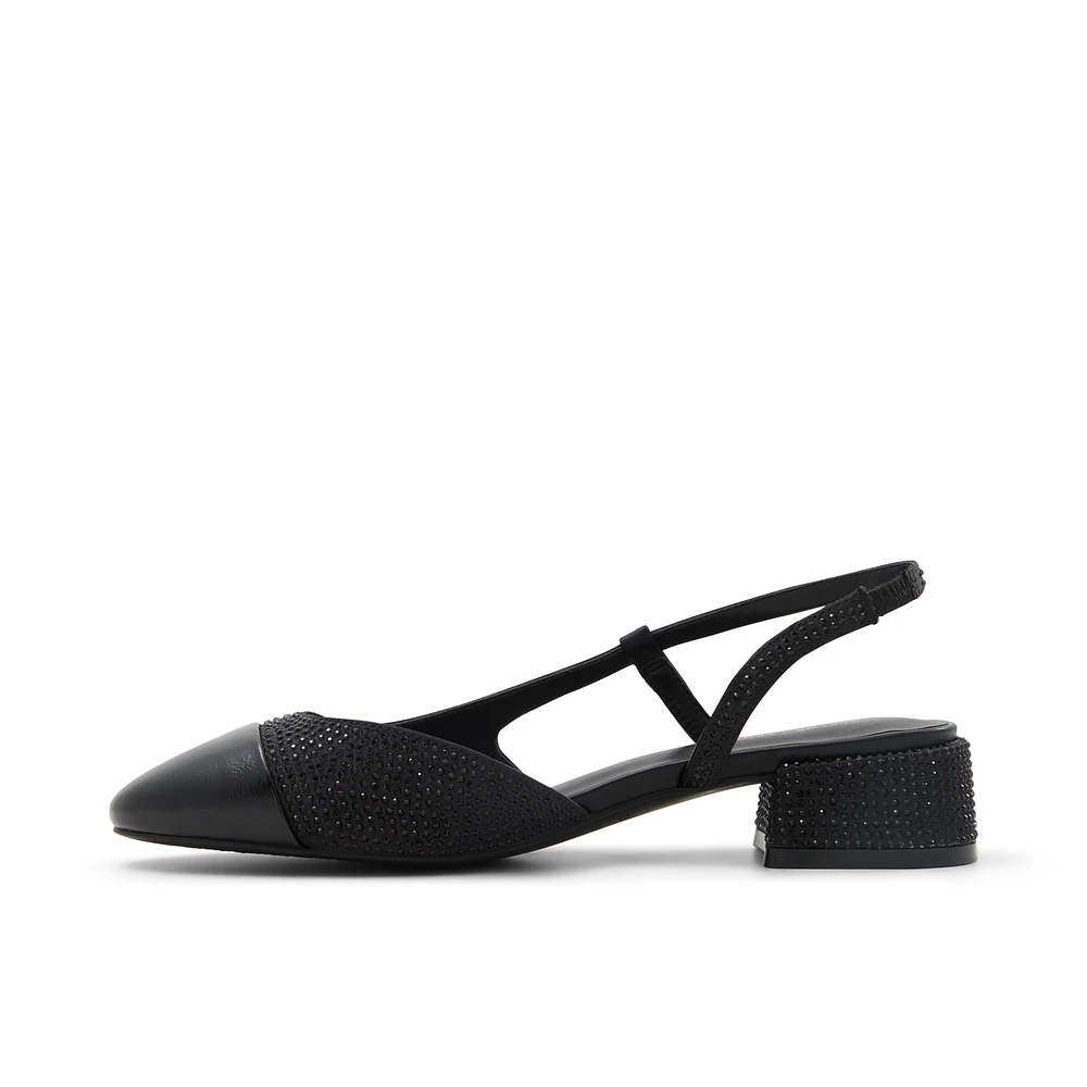 Sofiia Other Black Textile Shiny Women's Low-mid Heels