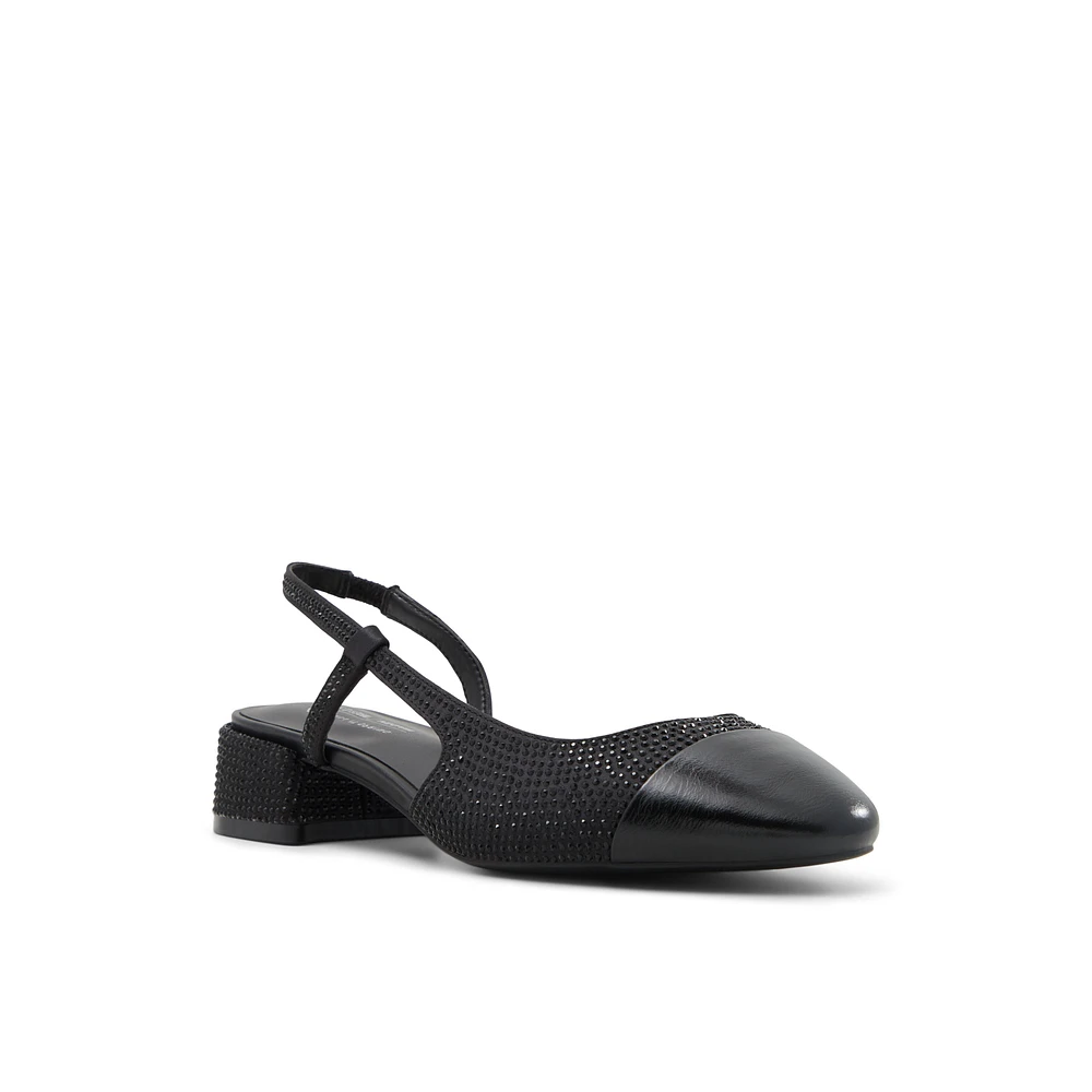 Sofiia Other Black Textile Shiny Women's Low-mid Heels