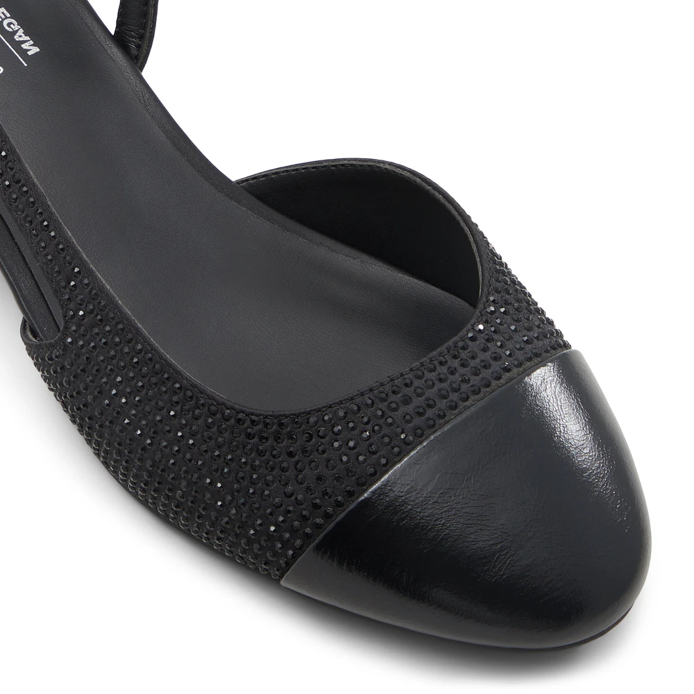 Sofiia Other Black Textile Shiny Women's Low-mid Heels