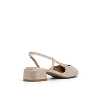 Sofiia Beige Moyen Femmes Talons chaton | Boutique Spring Canada