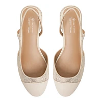 Sofiia Beige Moyen Femmes Talons chaton | Boutique Spring Canada