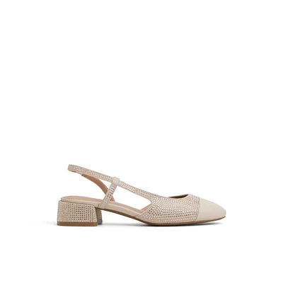 Sofiia Beige Moyen Femmes Talons chaton | Boutique Spring Canada