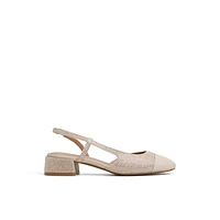 Sofiia Beige Moyen Femmes Talons chaton | Boutique Spring Canada
