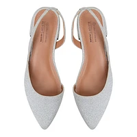 Sundayy Silver Women's Sequin Shoes Bags