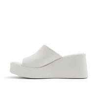 Tabatha White Women's Wedges