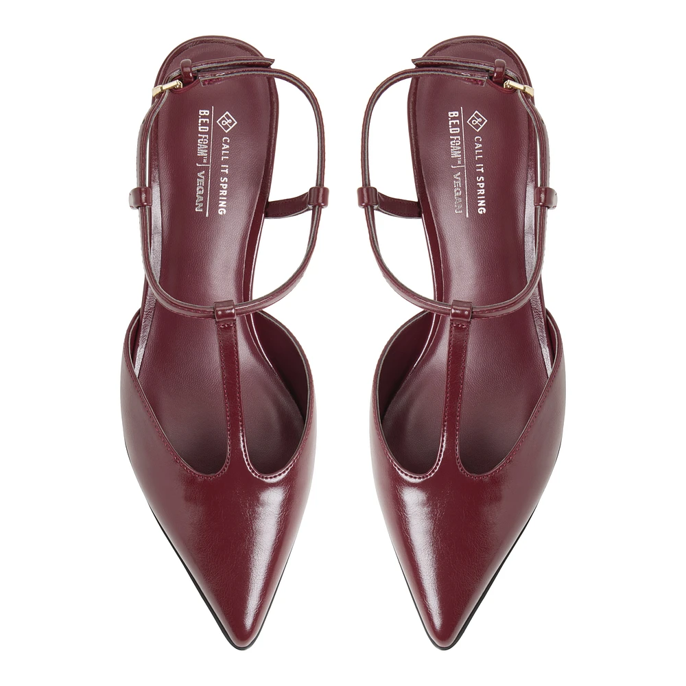 Talaa Bordo Femmes Talons chatons | Boutique Spring Canada