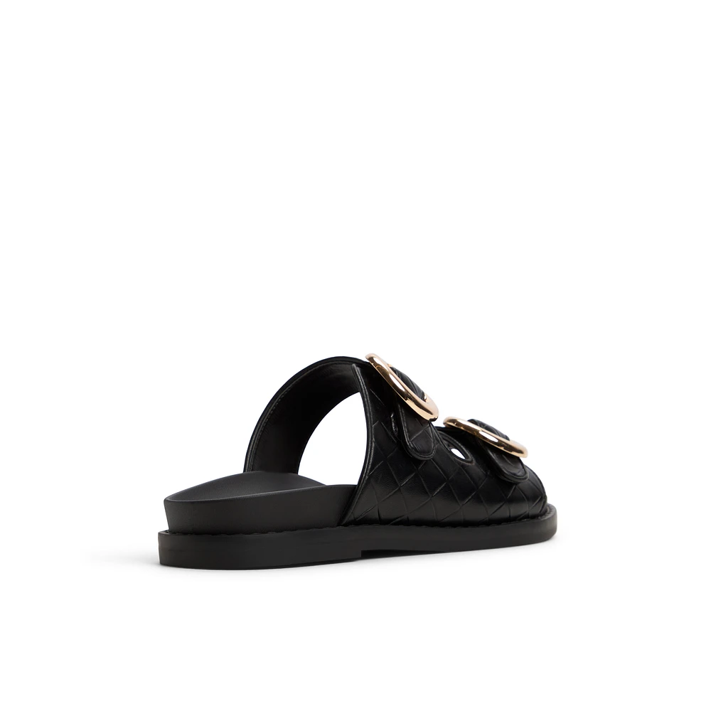 Taliah Autre Noir Femmes Claquettes | Boutique Spring Canada