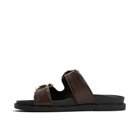 Taliah Dark Brown Women's Slides