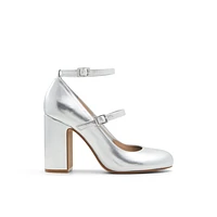 Tillyy Silver Women's Casual heels