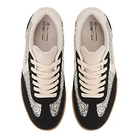 Troye Black/Silver Multi Women's Retro Sneakers