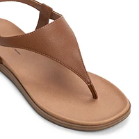 Tucson Cognac Femmes Sandales à talons plats | Boutique Spring Canada