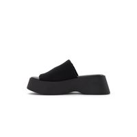 Venise Black Women's Wedges