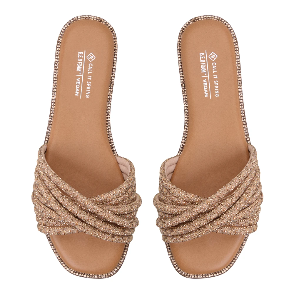 Veronna Rose Gold Women's Flats