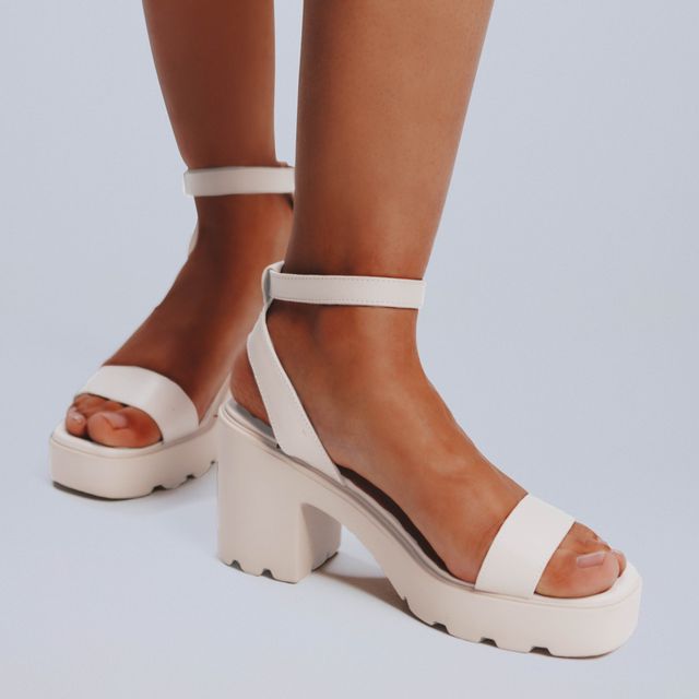 Wave Chunky high heel sandals - Block