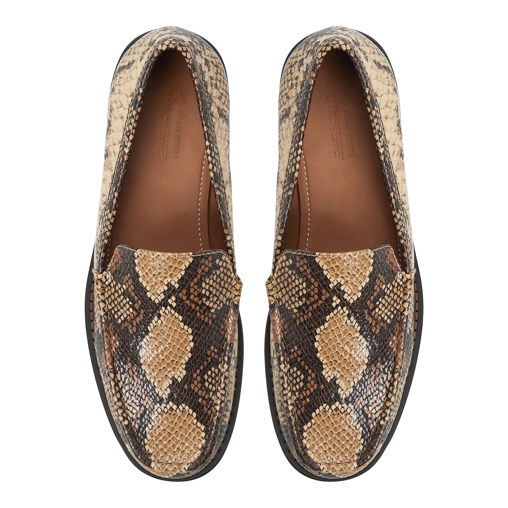 Wilshire Tan Synthetic Snake Men's Dress Shoes
